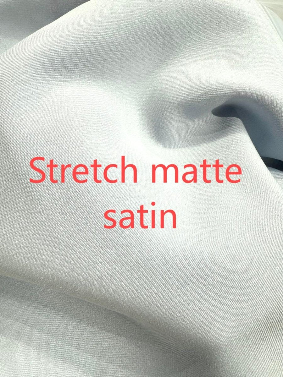 One Shoulder Stretch Matte Satin Sheath Long Bridesmaid Dresses